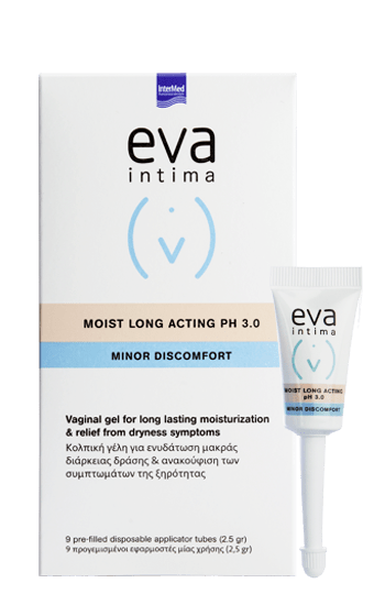 EVA INTIMA MOIST LONG ACTING GEL pH 3.0 – Vaginalni gel za dugotrajnu hidrataciju i ublažavanje simptoma suvoće
