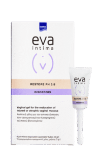 EVA INTIMA RESTORE GEL pH 3.8 – Vaginalni gel za reparaciju povređene ili atrofične sluzokože vagine